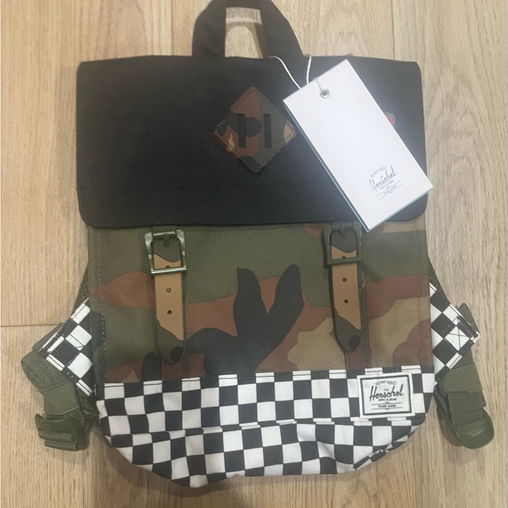 Herschel Supply Company Kids Camo and Checkered Backpack